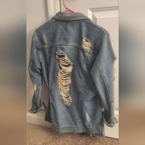 Distressed Jean Jacket